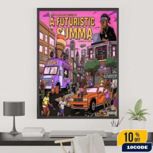Metro Boomin Presents A Futuristic Summa Mixtape 2025 Cover Art Home Decor Poster Canvas