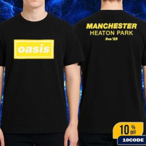 Oasis Live 25 World Tour 2025 Venue Tee In Manchester UK On July 11-20 At Heaton Park Merch Classic Two Sides T-Shirt