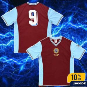 Ozzy Osbourne x Aston Villa Back Home Football Jersey Shirt Villa Park On July 5th 2025 Event With Number 9 Merch T-Shirt Two Sides