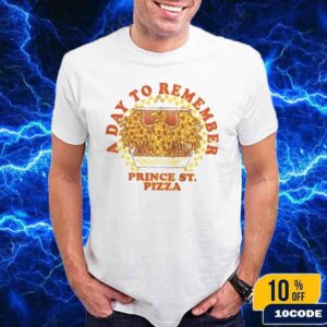Prince St Pizza PSP x A Day To Remember ADTR The Sweet Heat Vans Warped Tour 2025 On July 26-27 At Long Beach Exclusive Collab New Merch Arrivals Classic T-Shirt
