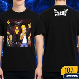 RIP Ozzy Osbourne 1947 2025 Thank You For The Memories Black Sabbath The Simpsons Meme Classic T-Shirt Two Sides
