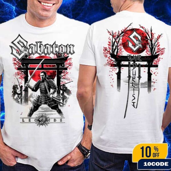 Sabaton Legends The Duelist Samurai Two Sides Classic T-Shirt