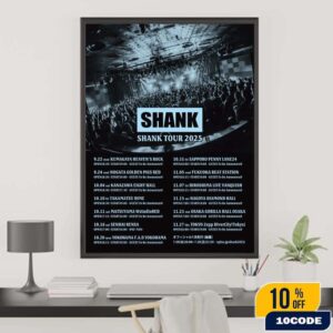 Shank Tour 2025 Schedule List Dates On Sept Oct And Nov Home Decor Poster Canvas