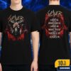 Slayer Farewell Tour 2025 Merch Skull Throne Art With Tour Dates Fan Gifts Classic T-Shirt Two Sides