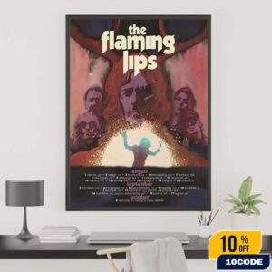 The Flaming Lips United States Summer Tour 2025 Tour Dates From Aug To Oct 2025 Home Decor Poster Canvas