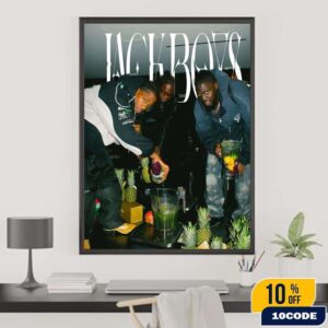Travis Scott Jackboys 2 Album Cactus Jack 2025 Fans Gift Home Decor Poster Canvas