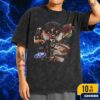 Iron Maiden Run For Your Lives World Tour 2025 Event Tee At London Stadium England June 28th 2025 Eddie Artwork By Herve Monjeaud Wash T-Shirt Two Sides