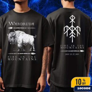 Wardruna And Fire In The Mountains Merch Tee On July 25-27 2025 Unisex Two Sides T-Shirt
