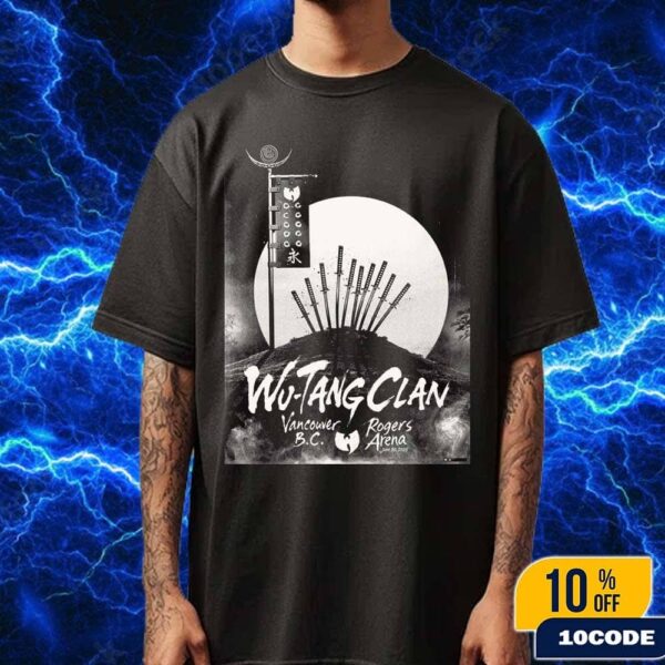 Wu-Tang Clan Vancouver BC Tour 2025 Poster At Rogers Arena On June 30 Unisex T-Shirt