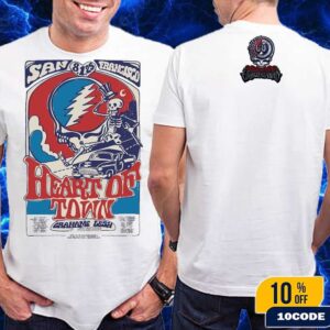 Graham Lesh And Friends Grateful Dead 60 Years Celebration Heart Of Tour On San Francisco On August 1 2025 Classic T-Shirt Two Sides