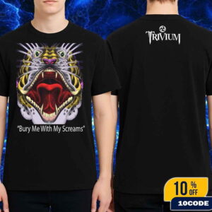 Trivium Bury Me With My Screams New Single In Struck Dead EP Out On August 7th 2025 Classic T-Shirt Two Sides