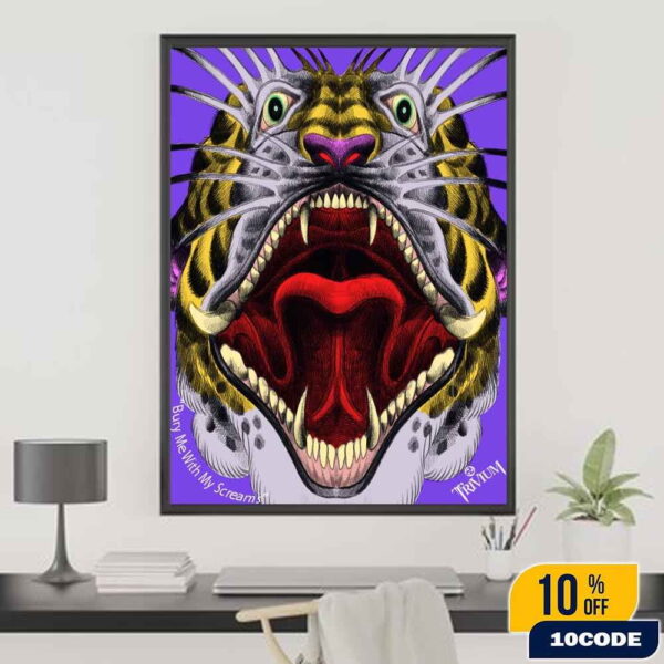 Trivium Bury Me With My Screams New Single In Struck Dead EP Out On August 7th 2025 Home Decor Poster Canvas